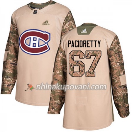 Montreal Canadiens Dresy Max Pacioretty 67 Adidas 2017-2018 Camo Veterans Day Practice Authentic - Pánské